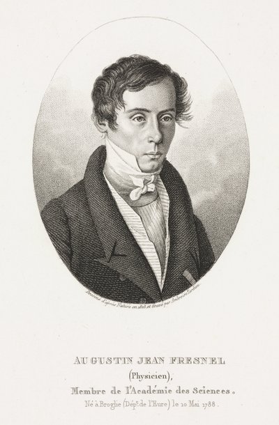 Augustin Jean Fresnel, fransk fysiker av Frederick (attr. to) Barnard