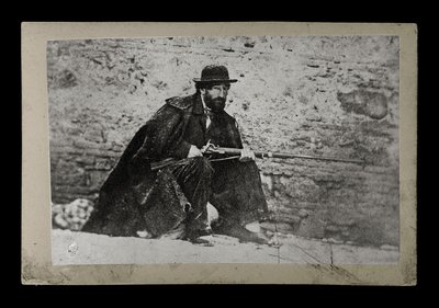 BRIGAND Porträtt av Francesco Fasanella känd som Tinna 1860 av . .
