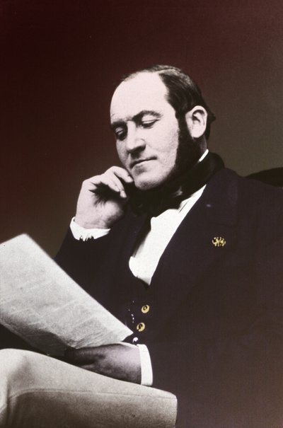 Baron Georges Eugene Haussmann. cirka 1865 (s/v foto) av . .