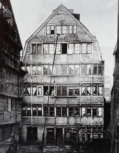 Födelseort för den tyske kompositören Johannes Brahms (1833-1897) i Hamburg, Tyskland av William Walcutt