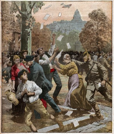 Bryssel under första världskriget. Bryssel under första världskriget. av Ferdinand Georg Waldmuller