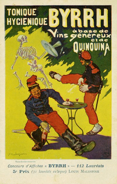 Byrrh Tonique Hygenique kontra absint, c 1903 av Frederick (attr. to) Barnard