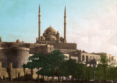 Kairo, citadellet i Saladin (Egypten). cirka 1920 (bild) av . .