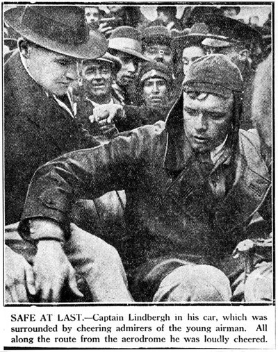 Charles Augustus Lindbergh, amerikansk pilot, ca 1920-talet av Ferdinand Georg Waldmuller