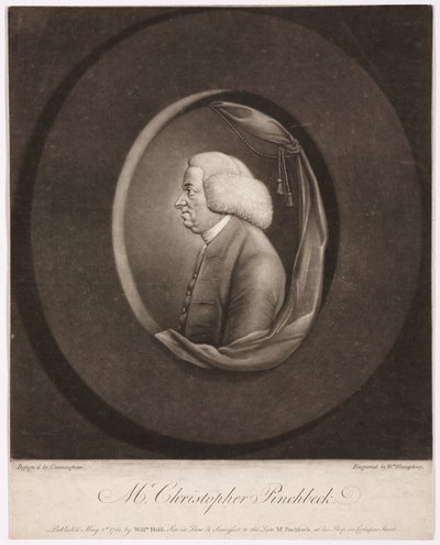 Christopher Pinchbeck, engelsk klockare och leksaksmakare, ca 1730 av Frederick (attr. to) Barnard
