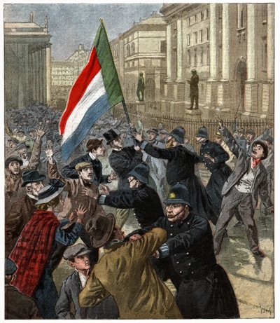 Demonstrationer i Dublin av . .