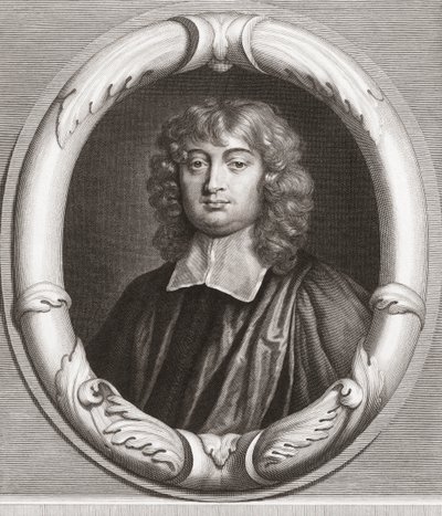 Edward Stillingfleet, brittisk teolog. Porträtt. av . .