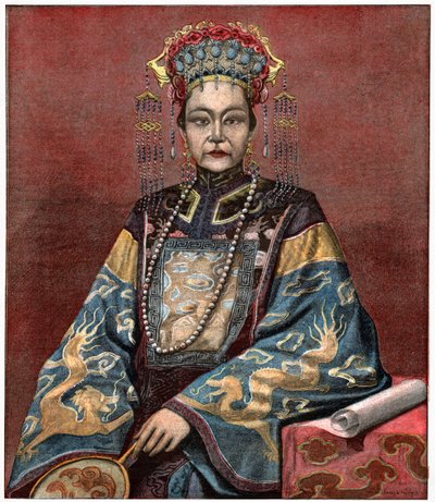 Äkekejsarinnan Cixi av . .