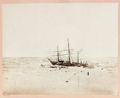 Arctic Expedition (1875-1876) av kapten George Nares (1831-1915): Floeberg Beach, Alert in Winter Quarters av Frederick (attr. to) Barnard