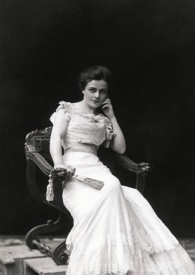 Feminint porträtt av Henry Charles Fehr