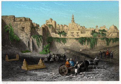 Jerusalem, Israel, cirka 1840 (gravyr) av . .
