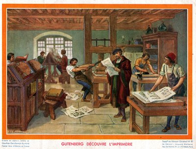 Johannes Gutenberg. av John Pardon