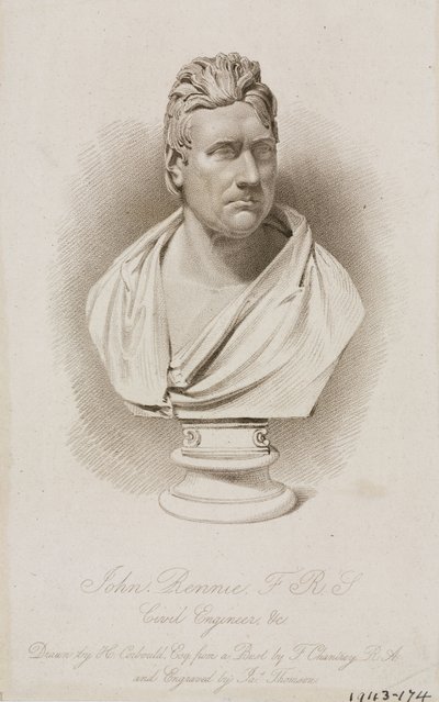 John Rennie, skotsk civilingenjör, ca 1810-talet av Frederick (attr. to) Barnard
