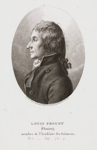 Joseph Louis Proust, fransk kemist, ca 1795 av Frederick (attr. to) Barnard