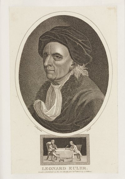 Leonhard Euler, matematiker, ca 1770-talet av Frederick (attr. to) Barnard