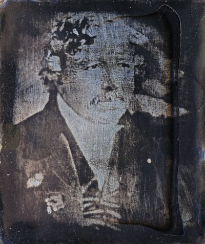 Louis Jacques Mande Daguerre, fransk fotografisk pionjär, ca 1840-talet av Frederick (attr. to) Barnard