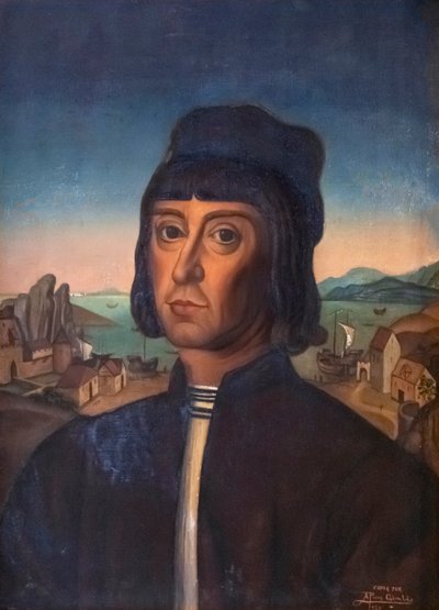 Martin Alonso Pinzon, porträtt., 2020 (foto) av . .