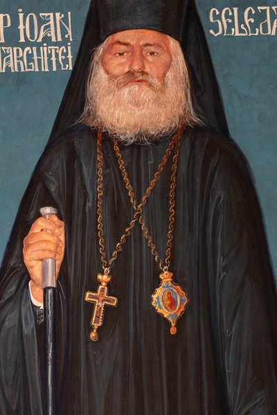 Kloster (Allhelgonas Hermitage). Kyrkan. Interiör. av . .