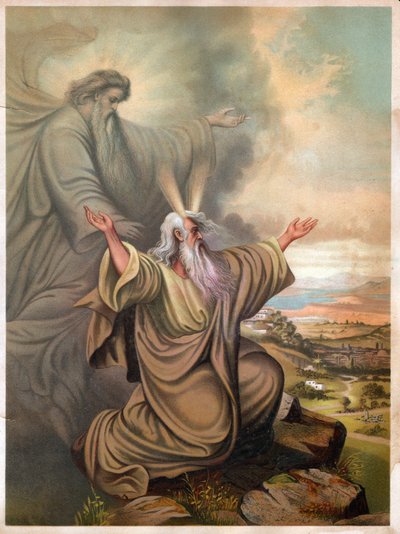Moses, cirka 1900 (gravyr) av . .