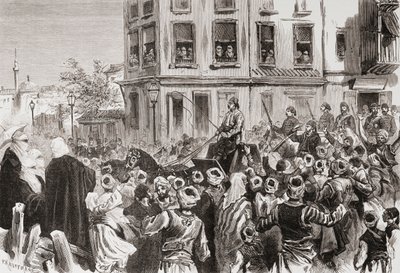 Osman Pasha återvänder till Konstantinopel 1878 av . .