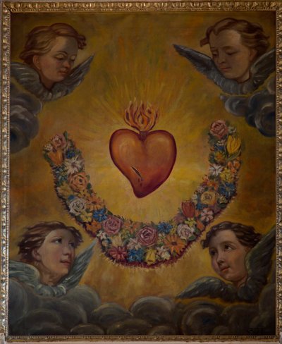 Sockenkyrka (Saint Egidius församlingskyrka). Interiör. av . .
