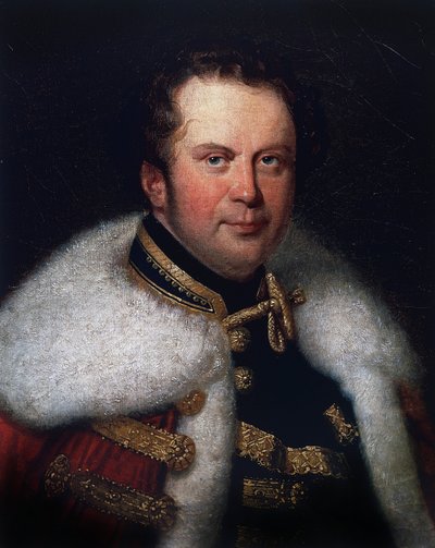 Porträtt av Franz Brunsvik (1777-1849), slovakisk cellist och chef för kommunteatern i Budapest av William Walcutt