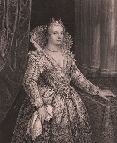 Porträtt av Maria de
