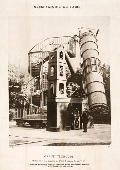 Reflekteleskop, Paris observatorium av Frederick (attr. to) Barnard