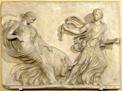 Relief från Nikes tempel från Akropolis, Aten, Neo-Attic, Grekiskt, sent 2:e århundradet f.Kr. (marmor) av Hippolyte Lalaise Devéria