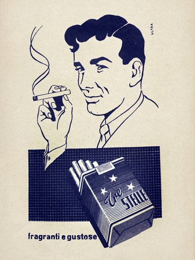 RÖK: ADV ITALIENSKA STATS MONOPOLI 1951 av . .