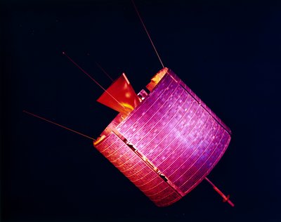 Satelliter, militär, USA Early Bird-satelliten av Ferdinand Georg Waldmuller