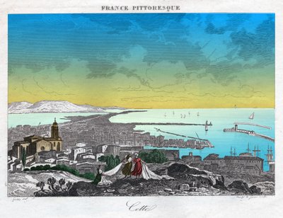 Sete, cirka 1850 (gravyr) av . .