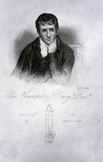 Sir Humphry Davy, kemist av Frederick (attr. to) Barnard