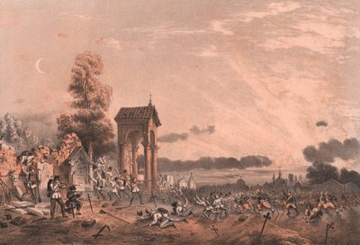 Intagande av Magenta kyrkogård, Lombardiet av William Walcutt