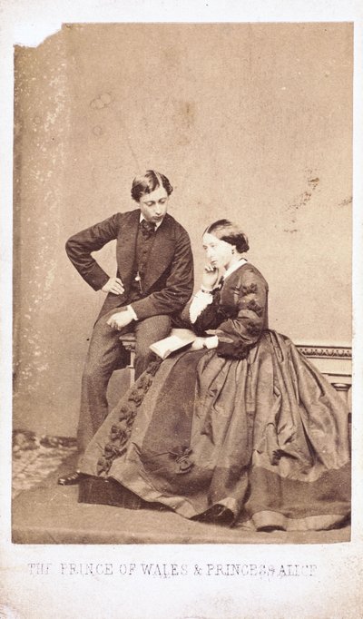 Prinsen av Wales och prinsessan Alice av Ferdinand Georg Waldmuller