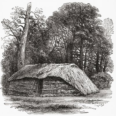 Hyddan där Sir David Livingstone dog 1 maj 1873 av . .