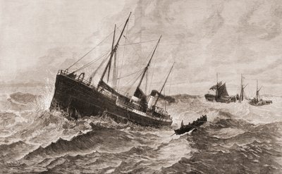 Förlusten av ångfartyget Clan Macduff av . .