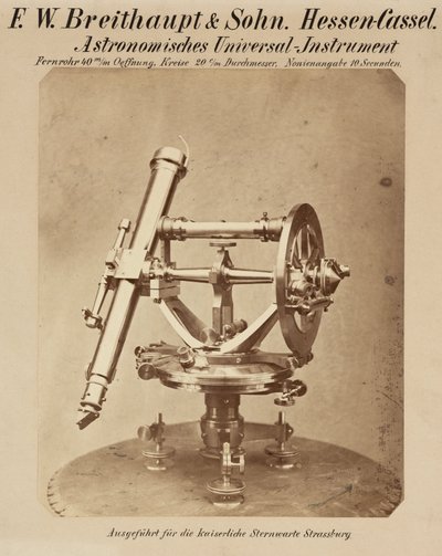 Universell cirkel, Strasbourgs observatorium av Frederick (attr. to) Barnard