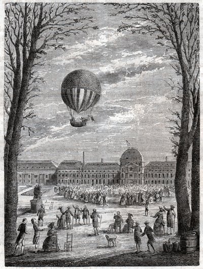Fyll ballongen. ballongflygning. av Frederick (attr. to) Barnard