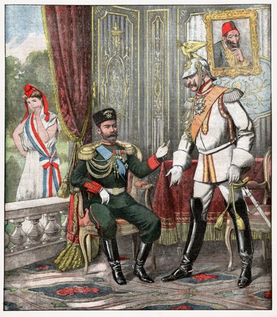 Wilhelm II och Nikolaus II av . .