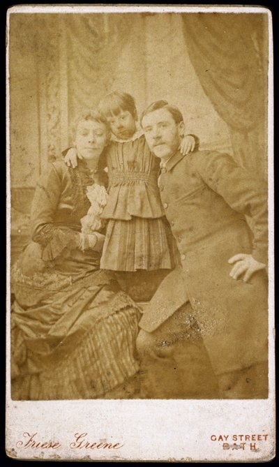 William Friese-Greene, filmfotograf och familj, ca 1880 av Henry Charles Fehr