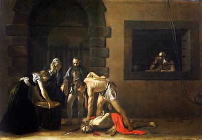 Die Enthauptung von Johannes dem Täufer von Michelangelo Merisi da  Caravaggio