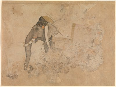 Hashim. Elefant och ryttare. ca. 1640 Metropolitan Museum of Art, New York av Hashim
