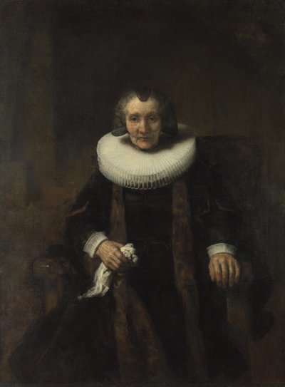 Porträtt av Margaretha de Geer av Rembrandt van Rijn