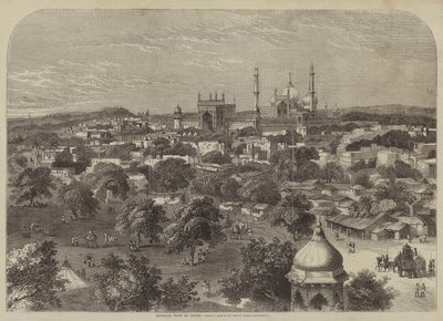 Allmän utsikt över Delhi av after A. Soltykoff