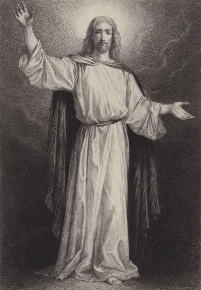 Jesus Kristus av after Albert Robida