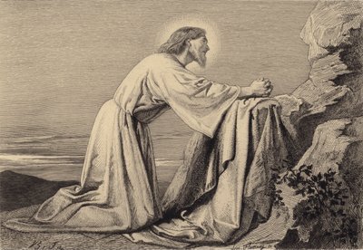 Jesus ber av after Albert Robida