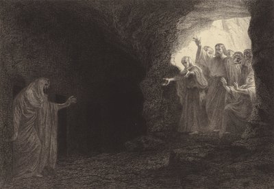 Lasarus, kom fram! av after Albert Robida