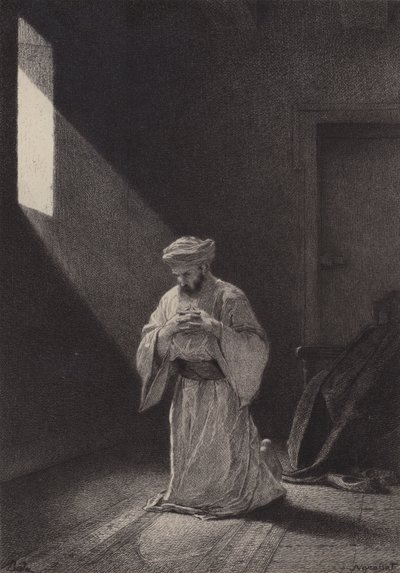 Bön av after Albert Robida