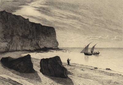 Det mirakulösa draget av fiskar av after Albert Robida